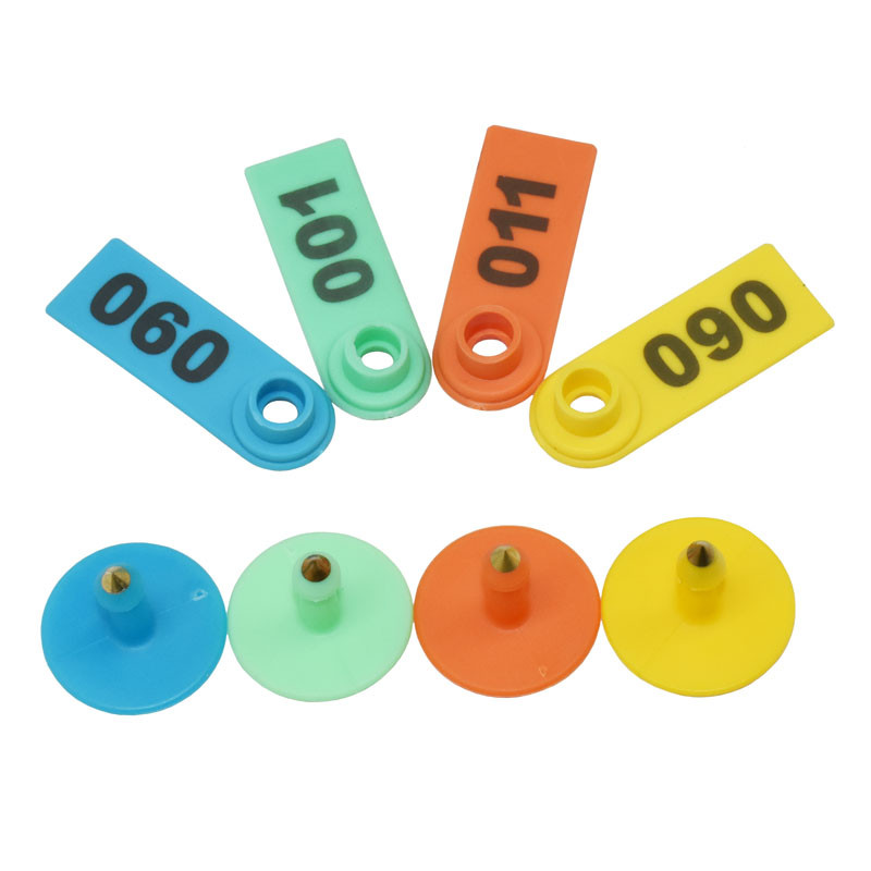 Potrepštine za domaće životinje i stoku Br. 001-500 Ovčje ušne markice Laserska vrsta Bakrene naušnice za glavu Potrepštine za životinje