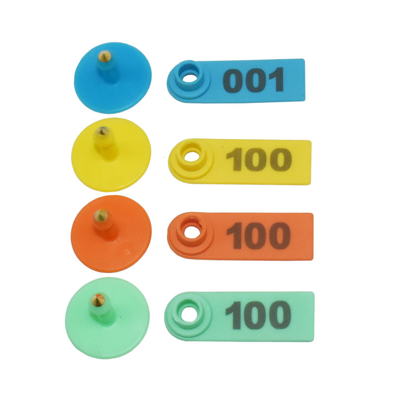 Potrepštine za domaće životinje i stoku Br. 001-500 Ovčje ušne markice Laserska vrsta Bakrene naušnice za glavu Potrepštine za životinje