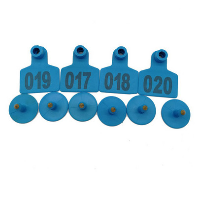 100 tk Laser sõnaga Pig Ear Signage Sea Veised Lambad Identifitseerimisnumber Emised Kõrvaplaat