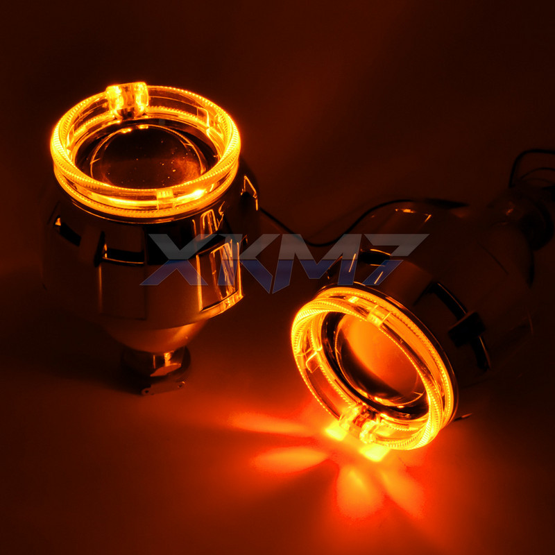 XKM7 moderniseeritav projektor Bi-ksenoon objektiiv 2,5`` Angel Eyes suunatuli H1 LED HID esituli H4 H7 auto tulede tarvikud häälestus
