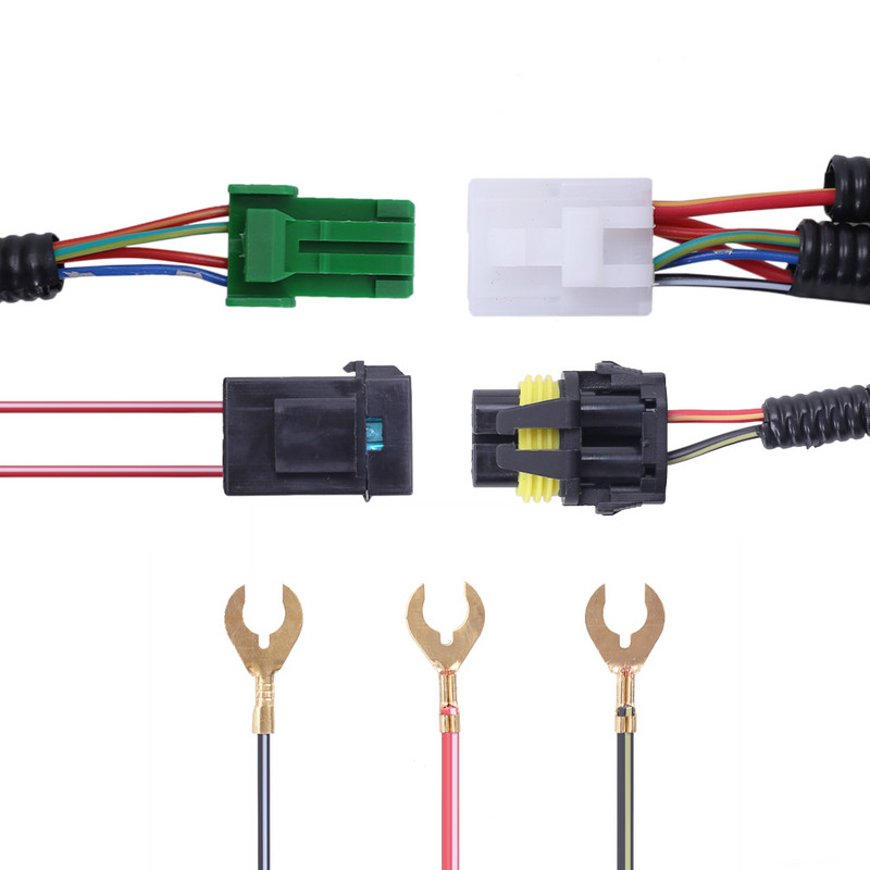 12V 40A auto udutulelaterna juhtmestiku pistikupesa traat LED indikaatori lüliti relee Toyota udu LED-tulede tarvikutele