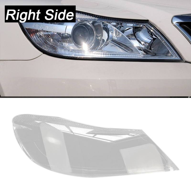 za Škoda Octavia 2010-2014 Prednja prednja svjetla automobila Prozirna leća Poklopac za prednje svjetlo Lampa abažur Shell