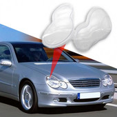 Γυάλινο Κάλυμμα Φωτιστικού Φακού Προβολέα Αυτοκινήτου Κάλυμμα αμπαζούρ Bright Shell Product Fit 2038203261 2038201259 για Mercedes-Benz W203 01-07