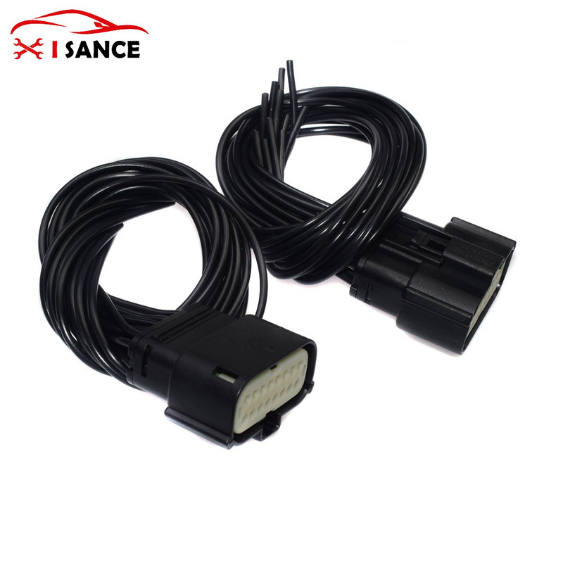 Conector faruri 16 pini Pigtail 68202814AA pentru Jeep Grand Cherokee Xenon SRT HID LED 30CM