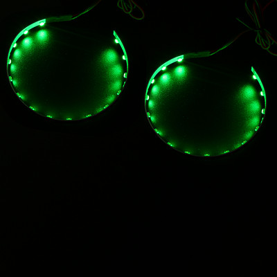Car Devil Eyes LED RGB Beam Halo Ring Обектив на фара Demon Projector Lamp Strip Подходящ за BMW E90 E92 HONDA Civic VW Golf 3.0 инча