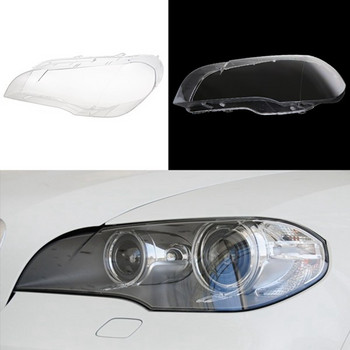 Автомобилен прозрачен капак на обектива на фаровете Резервен фар на предната светлина Лампа на корпуса на капака за-BMW X5 E70 2008-2013