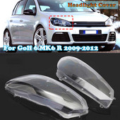 Pereche far masina far lentila lampa capac transparent auto abajur capace pentru Golf 6 MK6 R 2009 2010 2011 2012 stânga dreapta