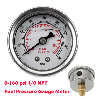 Automobilski ispitni set za brzo spajanje TU-114 mjerač tlaka goriva 0~140psi 0~10bara za tester pumpe za ubrizgavanje goriva Alati za auto dijagnostiku