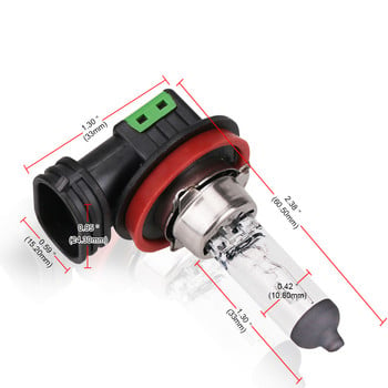 12v 55w H11 халогенна крушка 4300K кварцово стъкло Автомобилни фарове за мъгла Автолампа Халогенни крушки за фарове Бели фарове за мъгла Автомобилни аксесоари