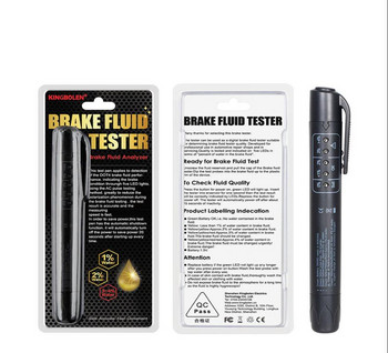Mini Brake Fluid Liquid Tester Brake Fluid Tester Pen με 5 LED Ακριβής Ποιότητα Ελέγχου Πένας Εργαλεία διάγνωσης για DOT3/DOT4