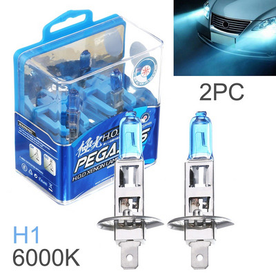 2tk H4 H1 H3 H7 H9 880 881 9005 9006 Auto HOD halogeenpirnid DC 12V 100W 6000K valge tuli Super ere automaatne esitule latern