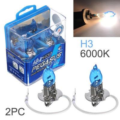 2tk H4 H1 H3 H7 H9 880 881 9005 9006 Auto HOD halogeenpirnid DC 12V 100W 6000K valge tuli Super ere automaatne esitule latern