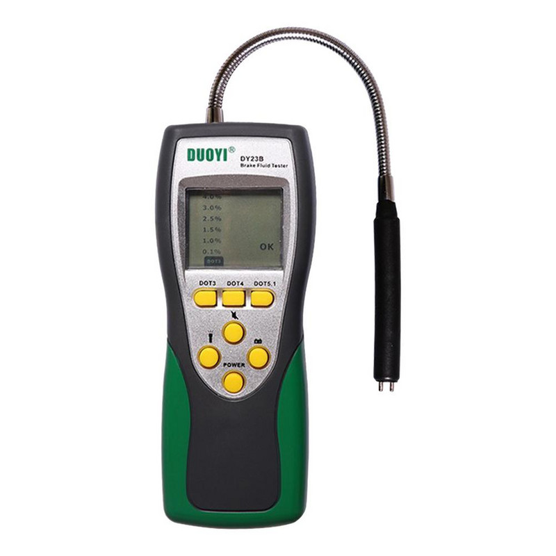 Δοκιμαστής υγρών φρένων αυτοκινήτου DY23B Universal ανιχνευτής LED Έλεγχος ποιότητας λαδιού με στυλό δοκιμής υγρασίας για εργαλεία επισκευής αυτοκινήτου