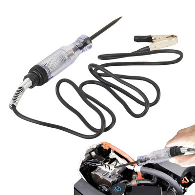 Circuit Tester 6-24V ferramentas automotiva Test Probe Automotive Instruments for mehāniķi Multimetra testa vadi Sprieguma pildspalva automašīnām