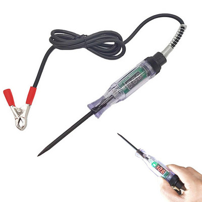 Circuit Tester 6-24V ferramentas automotiva Test Probe Automotive Instruments for mehāniķi Multimetra testa vadi Sprieguma pildspalva automašīnām