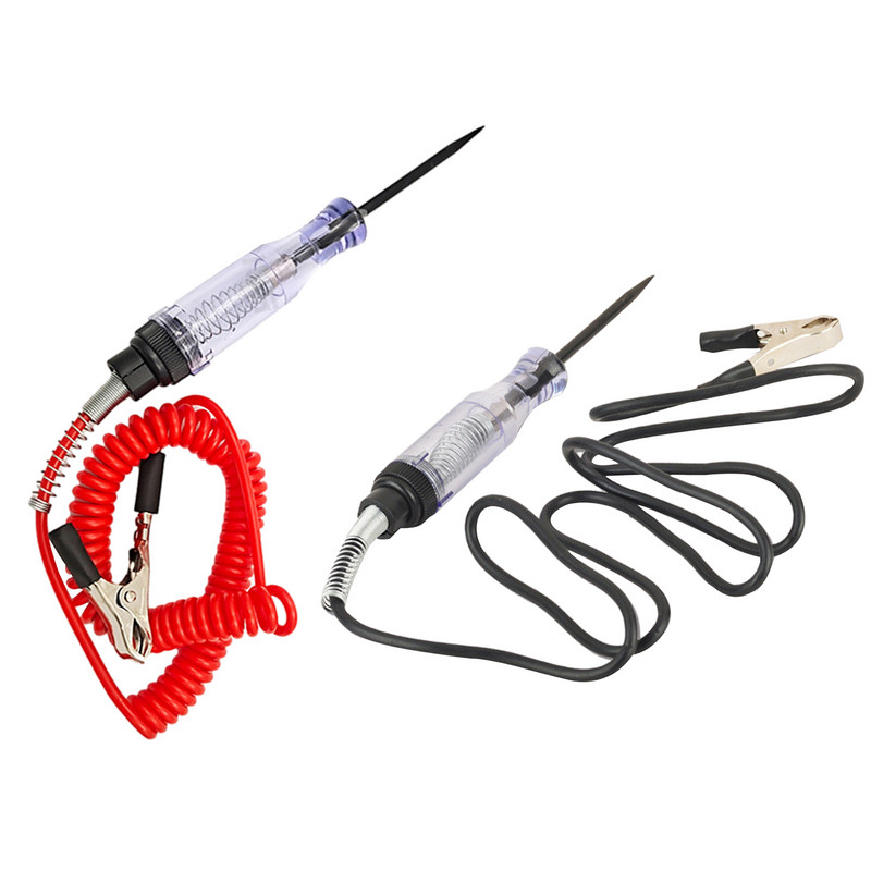 Grandinės testeris 6-24V ferramentas automotiva Bandymo zondas Automobilių įrankiai mechanikui Multimetras bandymo laidai Įtampos rašiklis automobiliams