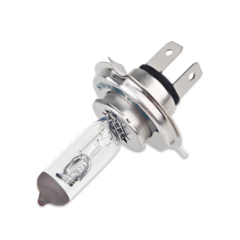 2 buc. Bec cu halogen de ceață alb super strălucitor H4, 55 W, lampă pentru cap de mașină, pentru stilul de mașină, sursă de lumină pentru mașină, parcare, 4300 K, lumini pentru mașină