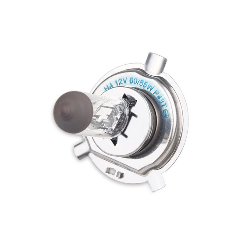 2 buc. Bec cu halogen de ceață alb super strălucitor H4, 55 W, lampă pentru cap de mașină, pentru stilul de mașină, sursă de lumină pentru mașină, parcare, 4300 K, lumini pentru mașină