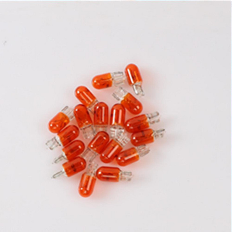 10 buc. Lampă cu halogen pentru mașină T10, rezistență ridicată la temperatură de 12 V, izolație mai bună, lumină pentru instrument, lumină de citire, lampă de degajare W5W