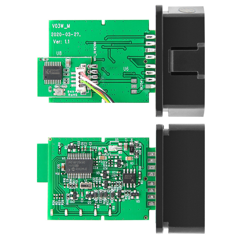 ELM327 V1.5 USB CH340 Για υπολογιστή Windows PIC18F25K80 ELM 327 V 1 5 USB Διαγνωστικός έλεγχος αυτοκινήτου OBD2 Auto Tool OBD 2 Scanner ODB2 Code Reader