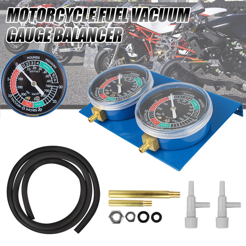 Mootorratta testeri silindri karburaatori sünkronisaatori testimise tööriistad vaakum-tasakaalumõõturi mootorratta tarvikud BMW Honda Suzuki jaoks