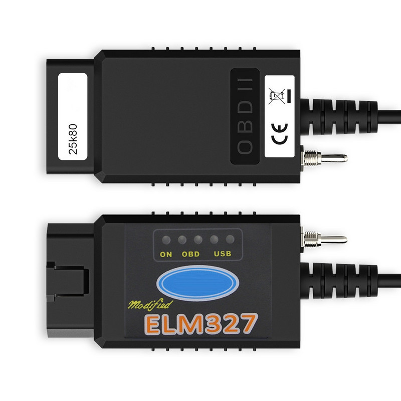 ELM 327 V1.5 PIC18F25K80 FTDI/CH340 ELM327 HS-CAN/MS-CAN za Ford za Forscan Switch obd2 USB auto dijagnostički alat