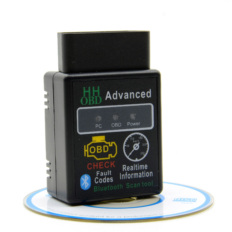 10 tk/partii Auto Car ELM327 HH Android Bluetooth OBD 2 OBD II diagnostikaskanneri elm 327 skanner