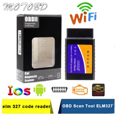 Нов пакет ELM327 OBD2 Bluetooth/WIFI V1.5 Автомобилен диагностичен инструмент ELM 327 OBD II Скенер Работен Android/IOS/Windows 12V Diesel