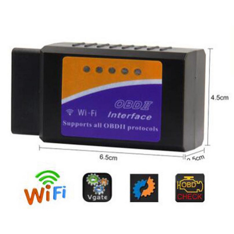 Pachet nou ELM327 OBD2 Bluetooth/WIFI V1.5 Instrument de diagnosticare auto ELM 327 OBD II Scanner Funcționează Android/IOS/Windows 12V Diesel