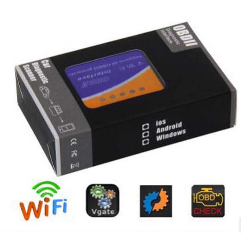 Pachet nou ELM327 OBD2 Bluetooth/WIFI V1.5 Instrument de diagnosticare auto ELM 327 OBD II Scanner Funcționează Android/IOS/Windows 12V Diesel