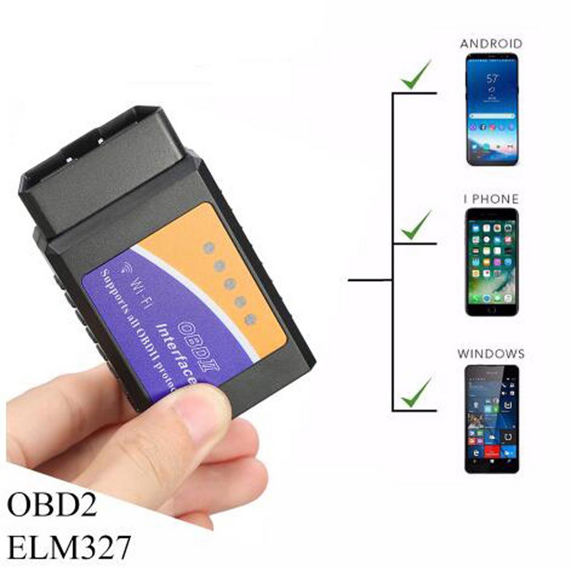Pachet nou ELM327 OBD2 Bluetooth/WIFI V1.5 Instrument de diagnosticare auto ELM 327 OBD II Scanner Funcționează Android/IOS/Windows 12V Diesel