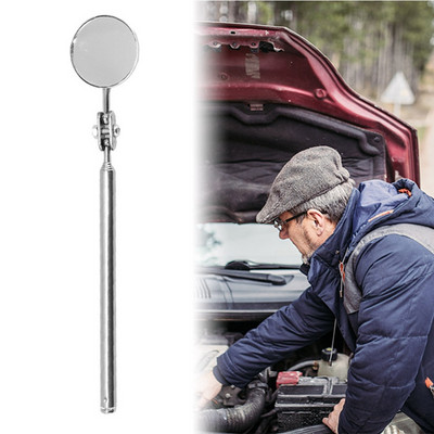 30mm Portable Car Telescopic Detection Lens Inspection Round Mirror Car Angle View Pen For Auto Inspection Hand Repair Tools