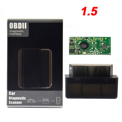 25k80 OBD2 Mini Eml327 V1.5 Προσαρμογέας Bluetooth Auto Diagnostic Scanner Car για Android/PC 3χρωμος σαρωτής αυτοκινήτου Elm327 V1.5