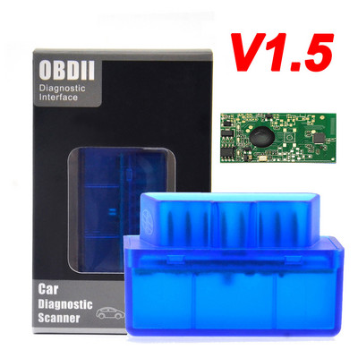 25k80 OBD2 Mini Eml327 V1.5 Προσαρμογέας Bluetooth Auto Diagnostic Scanner Car για Android/PC 3χρωμος σαρωτής αυτοκινήτου Elm327 V1.5