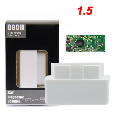 25k80 OBD2 Mini Eml327 V1.5 Προσαρμογέας Bluetooth Auto Diagnostic Scanner Car για Android/PC 3χρωμος σαρωτής αυτοκινήτου Elm327 V1.5