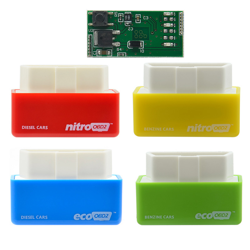 Nauja NitroOBD2 Performance Chip Tuning Diesel Box Nitro OBD2 OBD sąsaja Daugiau galios sukimo momento CNP su didmenine prekyba