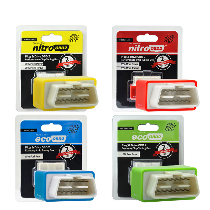 Nauja NitroOBD2 Performance Chip Tuning Diesel Box Nitro OBD2 OBD sąsaja Daugiau galios sukimo momento CNP su didmenine prekyba