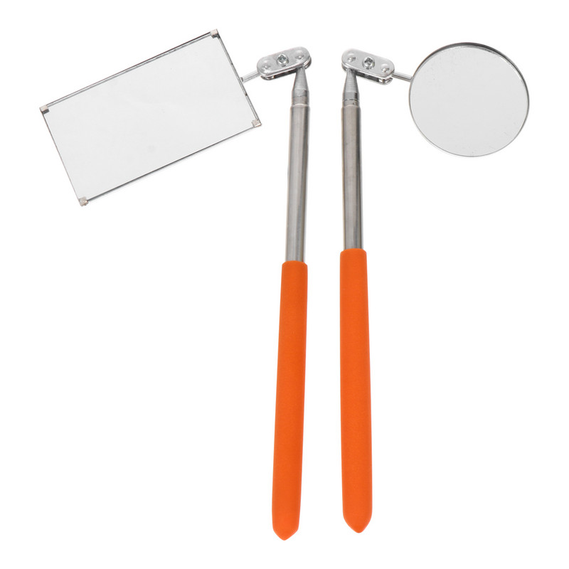 Peegli ülevaatus Pöörlev auto Led 360 Paindlik pikendatav pikendatud käepide Sissetõmmatavad tööriistad ümmargused kandilised