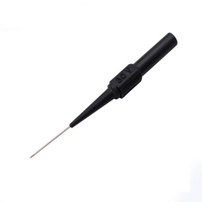 Jaunas 2gab izolētas caurduršanas adatas Nesagraujošas multimetra pārbaudes zondes sarkanas/melnas 30V-60V 4mm banānu spraudnim