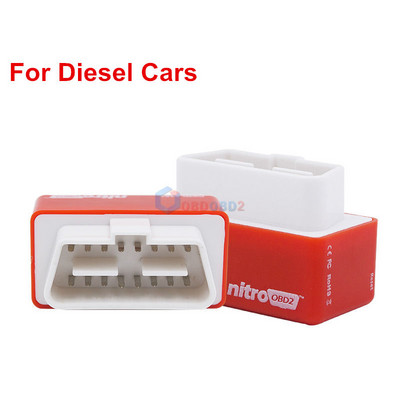 Nitro OBD2 EcoOBD2 ECU Chip Tuning Box Dugó és meghajtó NitroOBD2 Eco OBD2 Benzines dízel autókhoz 15% Üzemanyag Takarítson meg több energiát