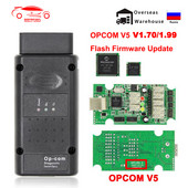 Actualizare firmware OPCOM V5 flash pentru Opel OP COM 1.70 OP-COM 1.99 PIC18F458 FIDI CAN BUS OBD OBD2 Scanner Auto Diagnostic Instrument