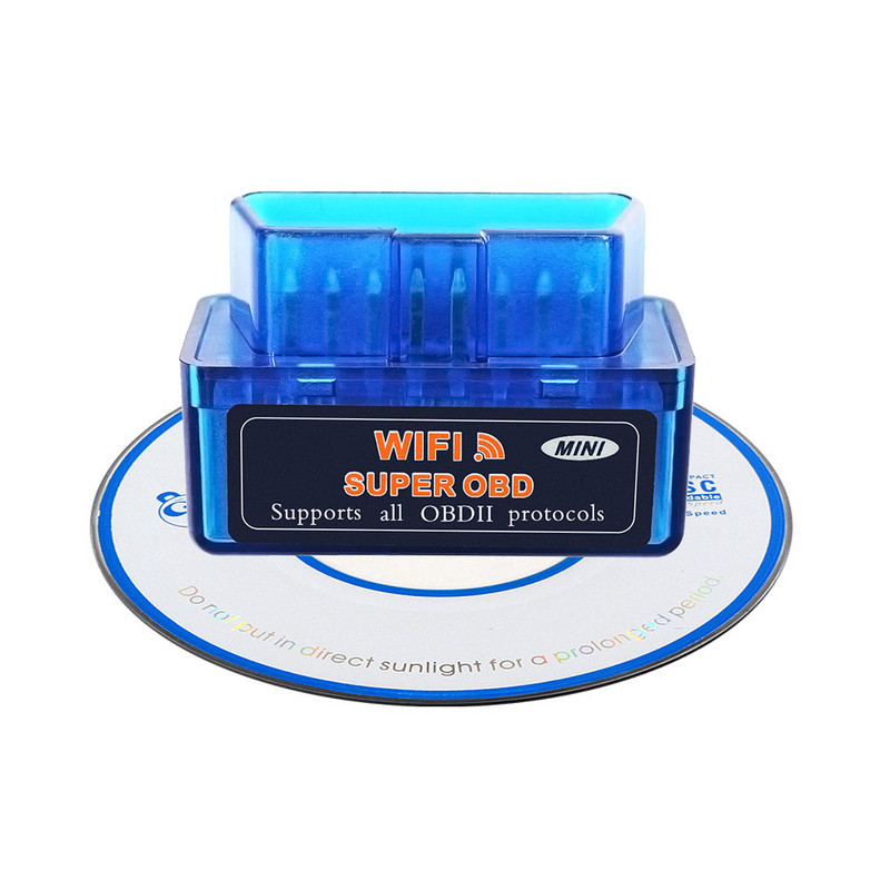 V1.5 ELM327 WIFI Bluetooth OBD 2 Scanner ELM327 WIFI 1.5 Mini Cititor de cod automat OBD2 OBDII Instrument de diagnosticare auto pentru iOS/Android/PC