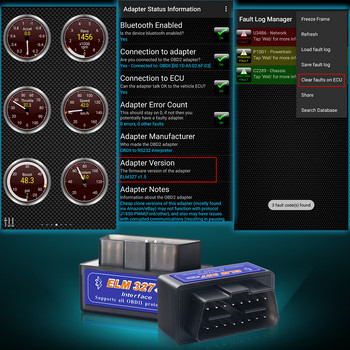 OBDII диагностичен скенер ELM327 PIC18F25K80 Bluetooth V1.5 чип OBD2 четец на кодове ELM 327 V2.1 Bluetooth 25K80 за Android/PC