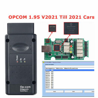 Profession 200603a 2021 OPCOM 1.95 PIC18F458 FTDI FT232RQ Cip pentru scaner de diagnosticare auto Opel OP-COM V2021 pentru mașini până în 2021