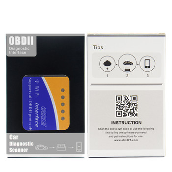 ELM327 Bluetooth ELM 327 PIC18F25K80 Έκδοση 1.5 OBD2 / OBDII για Android Torque Code Car Car Scanner