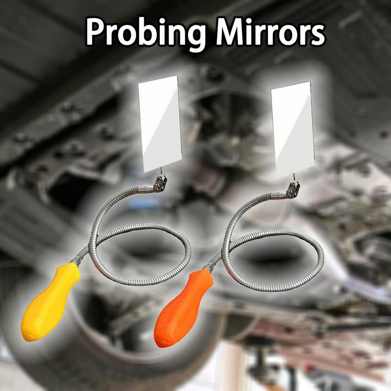 Structură flexibilă puternică pentru repararea șasiului mașinii Instrument pentru endoscop cu vedere în unghi, oglindă reflectorizantă telescopică, instrumente de atelier