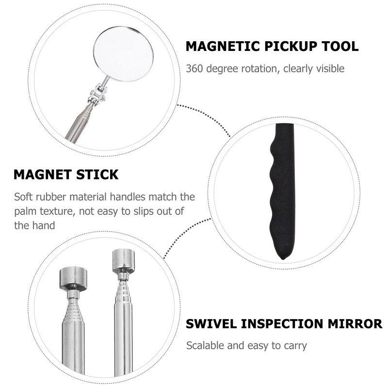 5 buc. Instrument de alegere telescopic premium pentru tijă pentru camion