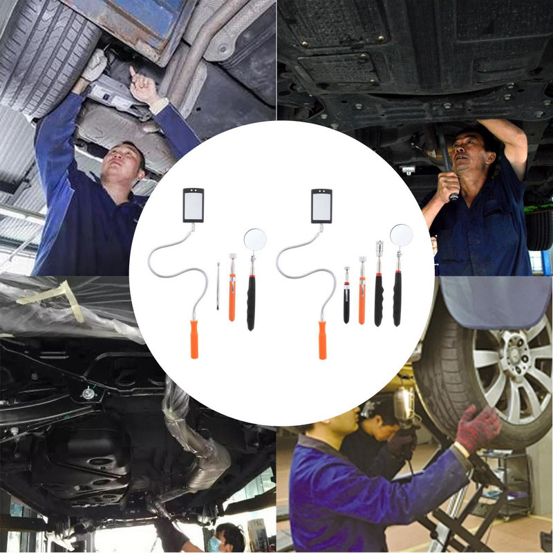 Set de ridicare telescopice cu tijă de ridicare Mâner telescopic Reparație auto retractabilă pentru mecanică șuruburi