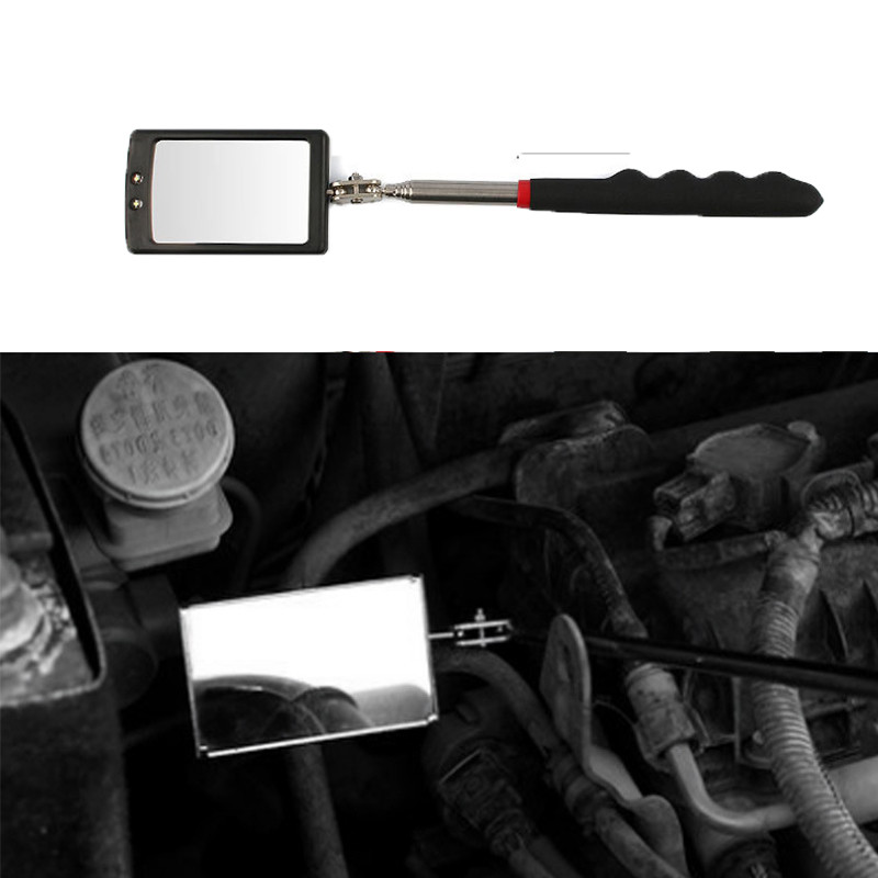 1 buc. Lumini LED universale pentru mașină, oglindă de inspecție extensibilă, endoscop, șasiu mașină, unghi, echipament telescopic pentru instrumente de inspecție