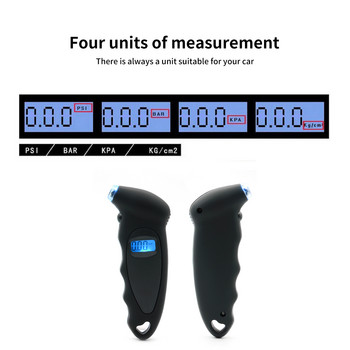 Υψηλής ακρίβειας Ψηφιακό ελαστικό αυτοκινήτου Μετρητής πίεσης αέρα LCD Οθόνη Μανόμετρο Βαρόμετρα για μανόμετρο ελαστικών αυτοκινήτων φορτηγών